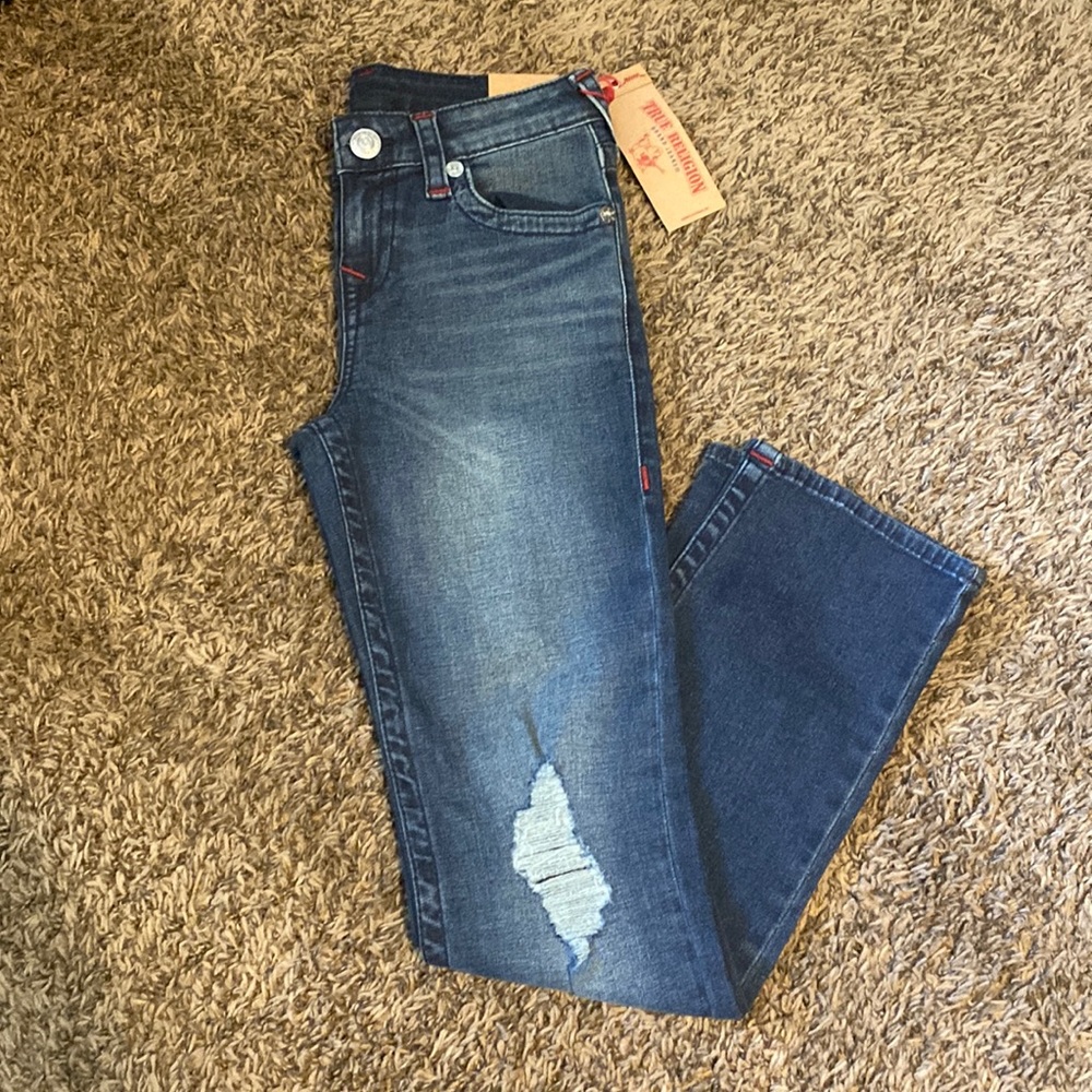 True Religion boys size 10 straight leg jeans